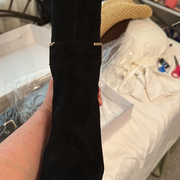 Nine West Tall Suede Wide Calf Boot - Picture 5 of 7
